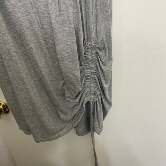 Fitted Rushed Grey Dress - Picture 3 of 3